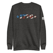 Load image into Gallery viewer, American Flag 1776 Fleece Sweatshirt