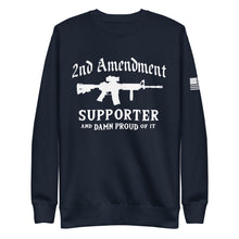 Load image into Gallery viewer, 2nd Amendment Supporter Fleece Sweatshirt