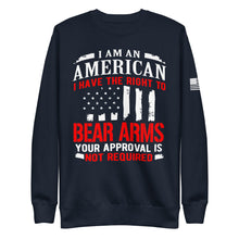 Load image into Gallery viewer, I Have The Right To Bear Arms Fleece Sweatshirt