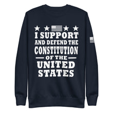 Load image into Gallery viewer, I Support and Defend The Constitution Fleece Sweatshirt