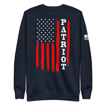 Load image into Gallery viewer, Patriot American Flag Fleece Sweatshirt