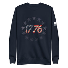 Load image into Gallery viewer, Red White and Blue 1776 Fleece Sweatshirt