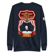 Load image into Gallery viewer, The Puppet Show Fleece Sweatshirt