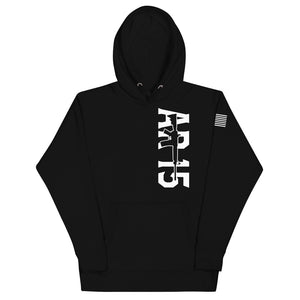 Black & White AR15 Gun Hoodie