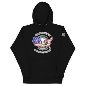 Red White and Blue Our Rights Don't End Hoodie