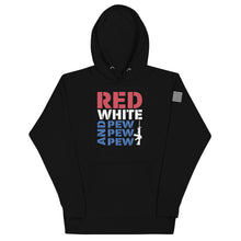 Load image into Gallery viewer, Red White and Pew Hoodie