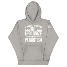 Load image into Gallery viewer, I Will Never Apologize Hoodie