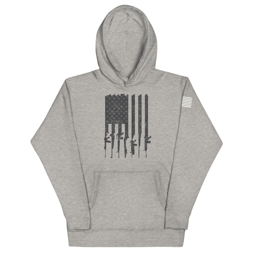 American Flag Rifles Hoodie