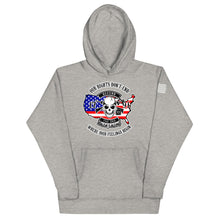 Load image into Gallery viewer, Red White and Blue Our Rights Don&#39;t End Hoodie