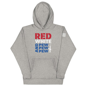 Red White and Pew Hoodie