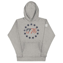 Load image into Gallery viewer, Red White and Blue 1776 Hoodie