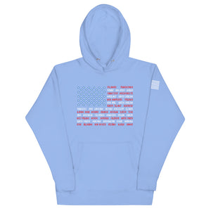 American Flag States Hoodie