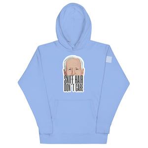 Biden Sniff Hair Don't Care Hoodie