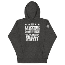 Load image into Gallery viewer, I Support and Defend The Constitution Hoodie