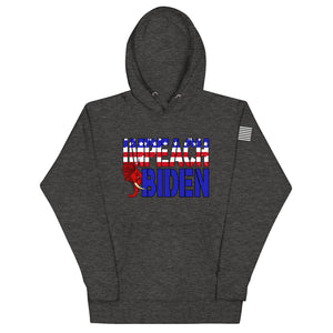 Red White and Blue Impeach Biden Hoodie