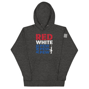 Red White and Pew Hoodie