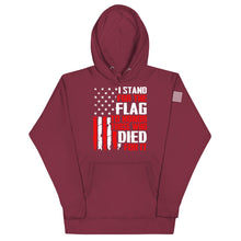 Load image into Gallery viewer, I Stand for The Flag Hoodie