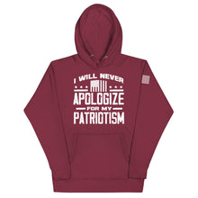 Load image into Gallery viewer, I Will Never Apologize Hoodie