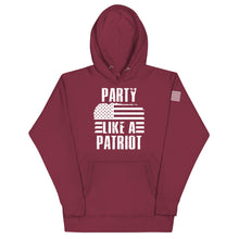 Load image into Gallery viewer, Party Like a Patriot Hoodie