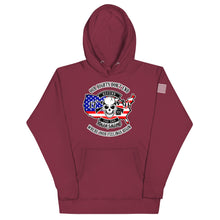 Load image into Gallery viewer, Red White and Blue Our Rights Don&#39;t End Hoodie