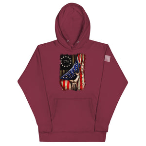 We The People 1776 Flag Hoodie