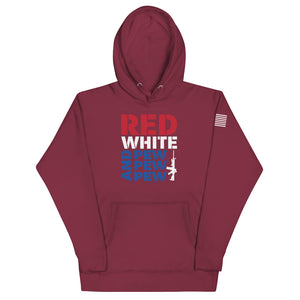 Red White and Pew Hoodie