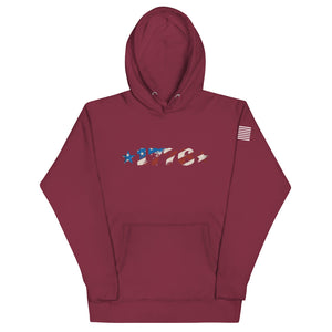 American Flag 1776 Hoodie