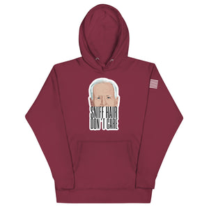 Biden Sniff Hair Don't Care Hoodie