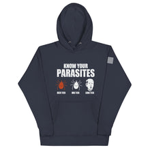 Load image into Gallery viewer, Know Your Parasites Hoodie