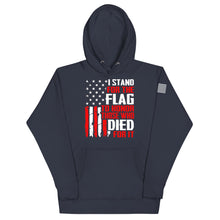 Load image into Gallery viewer, I Stand for The Flag Hoodie