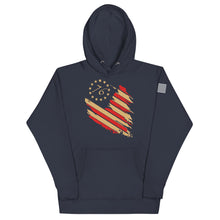 Load image into Gallery viewer, 1776 Distressed Flag Hoodie