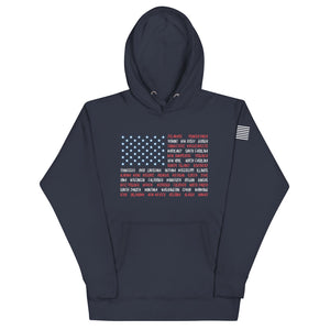 American Flag States Hoodie