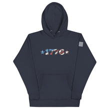 Load image into Gallery viewer, American Flag 1776 Hoodie