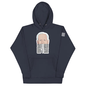 Biden Sniff Hair Don't Care Hoodie