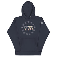 Load image into Gallery viewer, Red White and Blue 1776 Hoodie